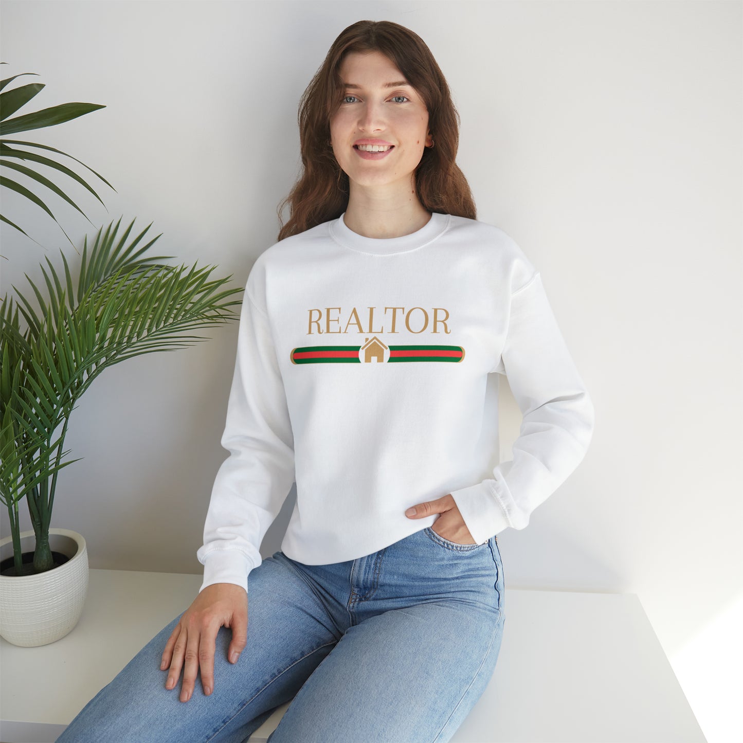 Designer Inspired Realtor Crewneck Sweatshirt